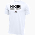 NIKISKI HIGH SCHOOL BULLDOGS <span class="pdp-name-mascot">NIKISKI BULLDOGS</span> Nike Youth Core Short Sleeve Cotton Crew Front Thumbnail