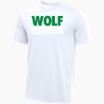 P S 197 Math Science Technology Preparatory Wolves Nike Youth Core Short Sleeve Cotton Crew Front Thumbnail