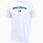 Denver Christian Thunder Nike Youth Core Short Sleeve Cotton Crew Front Thumbnail