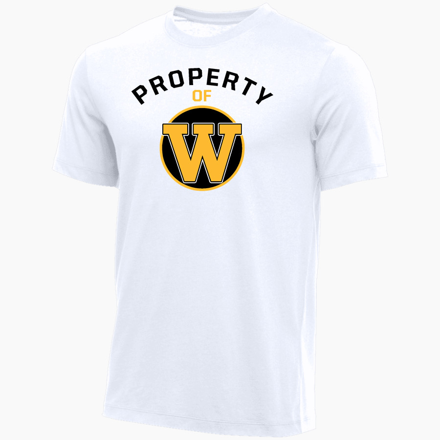 WAUPUN HIGH SCHOOL WARRIORS <span class="pdp-name-mascot">WAUPUN WARRIORS</span> Nike Youth Core Short Sleeve Cotton Crew