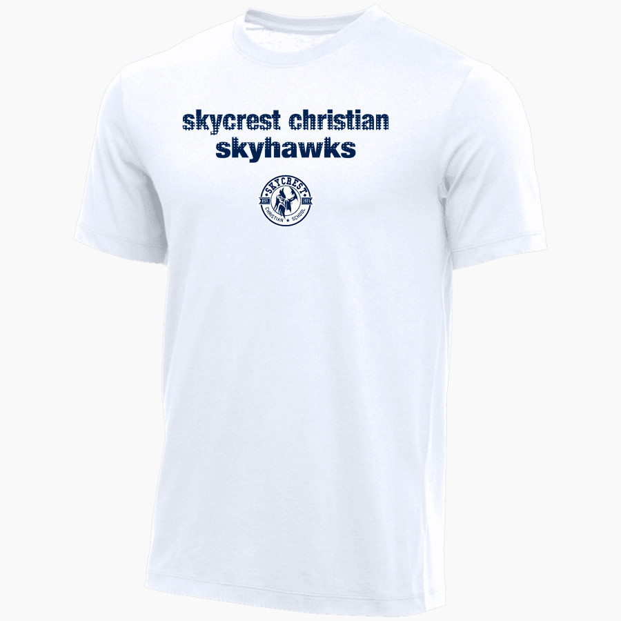 SKYCREST CHRISTIAN Skyhawks <span class="pdp-name-mascot">SKYCREST CHRISTIAN SCHOOL</span> Nike Youth Core Short Sleeve Cotton Crew