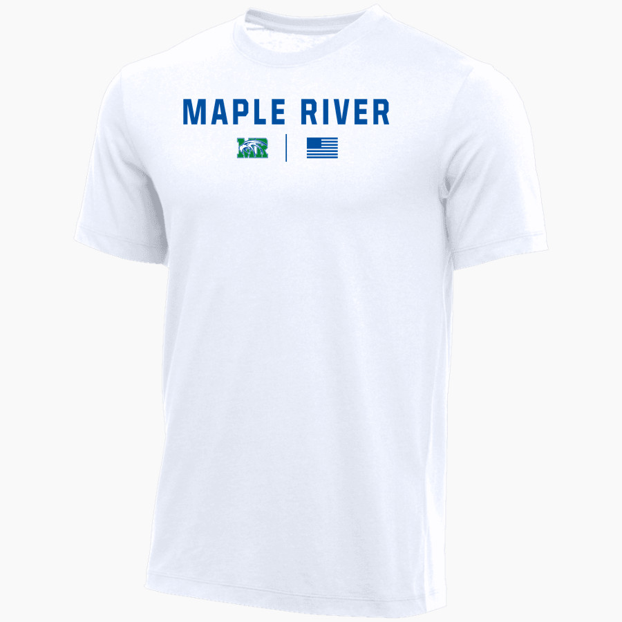 Maple River Eagles <span class="pdp-name-mascot">Maple River Eagles</span> Nike Youth Core Short Sleeve Cotton Crew