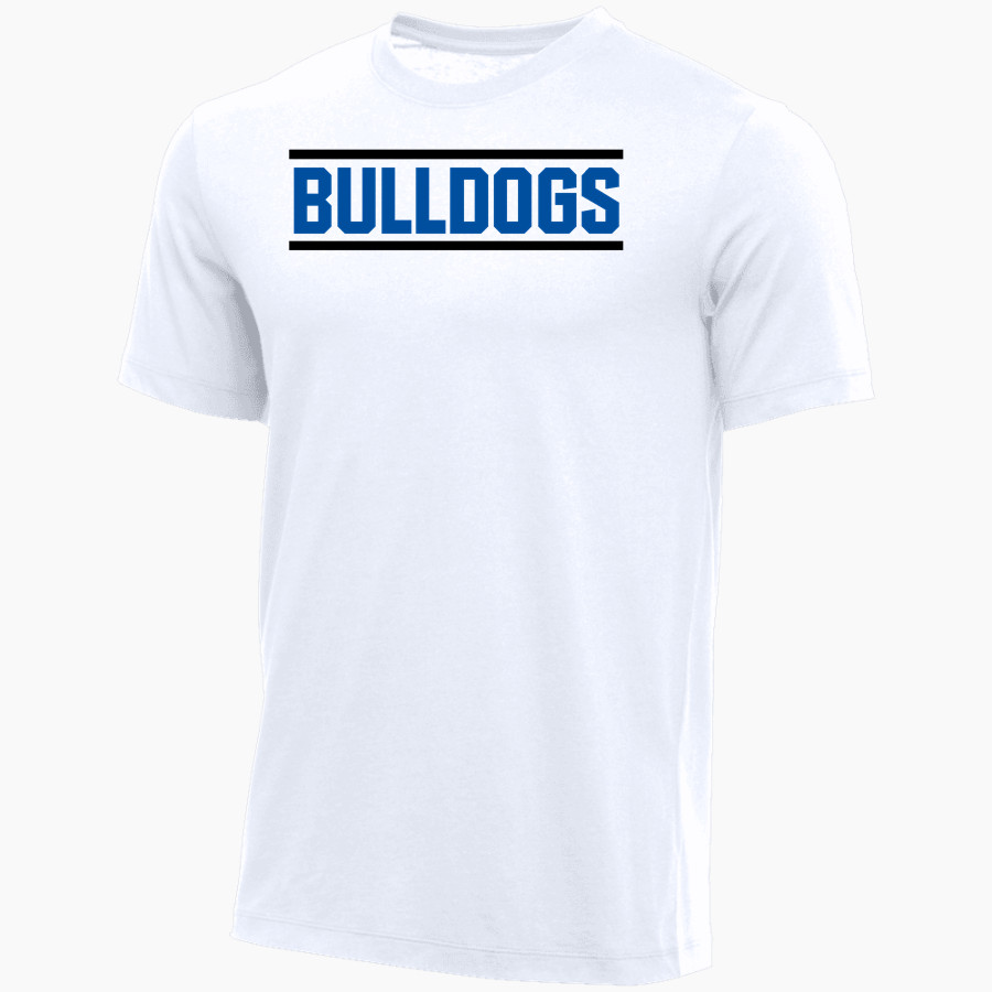 Barton College Official Store of the Bulldogs <span class="pdp-name-mascot">Barton Bulldogs</span> Nike Youth Core Short Sleeve Cotton Crew