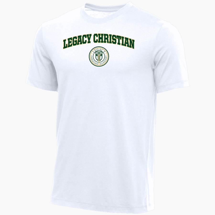 LEGACY CHRISTIAN WARRIORS Nike Youth Core Short Sleeve Cotton Crew