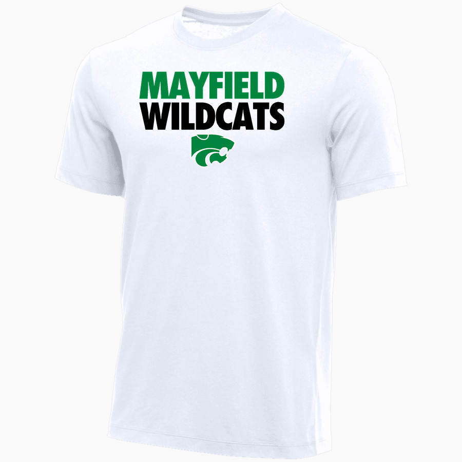MAYFIELD HIGH SCHOOL WILDCATS <span class="pdp-name-mascot">MAYFIELD WILDCATS</span> Nike Youth Core Short Sleeve Cotton Crew