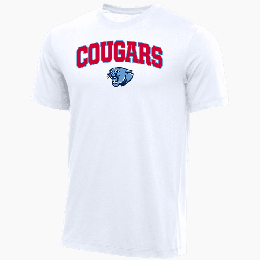 CROW HIGH SCHOOL Cougars Online Store <span class="pdp-name-mascot">CROW COUGARS</span> Nike Youth Core Short Sleeve Cotton Crew