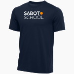 Sabot School Sabot School <span class="pdp-name-mascot">STONY POINT SCHOOL</span> Nike Youth Core Short Sleeve Cotton Crew Front Thumbnail