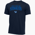 Gulf Stream Stingrays Nike Youth Core Short Sleeve Cotton Crew Front Thumbnail