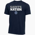 Saint Peter High School SAINTS ONLINE STORE <span class="pdp-name-mascot">Saint Peter Saints</span> Nike Youth Core Short Sleeve Cotton Crew Front Thumbnail