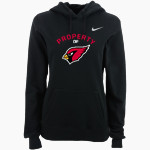 MELVINDALE HIGH SCHOOL CARDINALS Nike Women's Club Pullover Fleece Hoodie Front Thumbnail