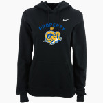 Rockdale Rams <span class="pdp-name-mascot">Rockdale School District 84 Rams</span> Nike Women's Club Pullover Fleece Hoodie Front Thumbnail