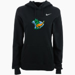 Delta College Pioneers <span class="pdp-name-mascot">Delta College Athletics Pioneers</span> Nike Women's Club Pullover Fleece Hoodie Front Thumbnail