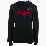 Dewitt Perry Eagles <span class="pdp-name-mascot">Dewitt Perry Eagles</span> Nike Women's Club Pullover Fleece Hoodie Front Thumbnail