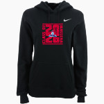 Massena Red Raiders <span class="pdp-name-mascot">Massena Raiders</span> Nike Women's Club Pullover Fleece Hoodie Front Thumbnail