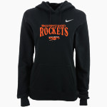 Broad Ripple Magnet Rockets <span class="pdp-name-mascot">Broad Ripple Magnet Rockets</span> Nike Women's Club Pullover Fleece Hoodie Front Thumbnail