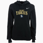 Grant Yankees Nike Women's Club Pullover Fleece Hoodie Front Thumbnail
