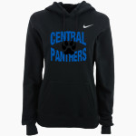 Central Panthers Nike Women's Club Pullover Fleece Hoodie Front Thumbnail