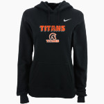UNIVERSITY HIGH SCHOOL TITANS Nike Women's Club Pullover Fleece Hoodie Front Thumbnail