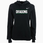 Drew Dragons Nike Women's Club Pullover Fleece Hoodie Front Thumbnail