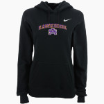 ST. AUGUSTINE HIGH SCHOOL PURPLE KNIGHTS Nike Women's Club Pullover Fleece Hoodie Front Thumbnail