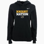 SHEFFIELD HIGH SCHOOL KNIGHTS <span class="pdp-name-mascot">SHEFFIELD KNIGHTS</span> Nike Women's Club Pullover Fleece Hoodie Front Thumbnail