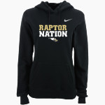 East Ridge Raptors Nike Women's Club Pullover Fleece Hoodie Front Thumbnail