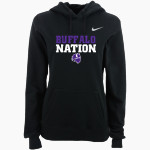 MOUNTAIN VIEW HIGH SCHOOL BUFFALOS <span class="pdp-name-mascot">MOUNTAIN VIEW BUFFALOS</span> Nike Women's Club Pullover Fleece Hoodie Front Thumbnail