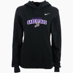 SABINO HIGH SCHOOL SABERCATS <span class="pdp-name-mascot">SABINO SABERCATS</span> Nike Women's Club Pullover Fleece Hoodie Front Thumbnail