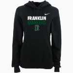 Franklin Quakers Nike Women's Club Pullover Fleece Hoodie Front Thumbnail