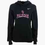 Scotts Valley Falcons Nike Women's Club Pullover Fleece Hoodie Front Thumbnail