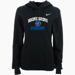 Boone Grove Wolves <span class="pdp-name-mascot">Boone Grove Wolves</span> Nike Women's Club Pullover Fleece Hoodie Front Thumbnail