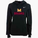 MOUNTAIN VIEW HIGH SCHOOL BRUINS Nike Women's Club Pullover Fleece Hoodie Front Thumbnail
