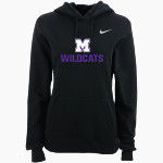 MONTEREY HIGH SCHOOL WILDCATS <span class="pdp-name-mascot">MONTEREY WILDCATS</span> Nike Women's Club Pullover Fleece Hoodie Front Thumbnail