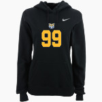 Notre Dame Belmont Tigers Nike Women's Club Pullover Fleece Hoodie Front Thumbnail