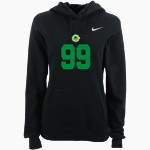 AZ Compass DRAGONS <span class="pdp-name-mascot">Compass Prep DRAGONS</span> Nike Women's Club Pullover Fleece Hoodie Front Thumbnail