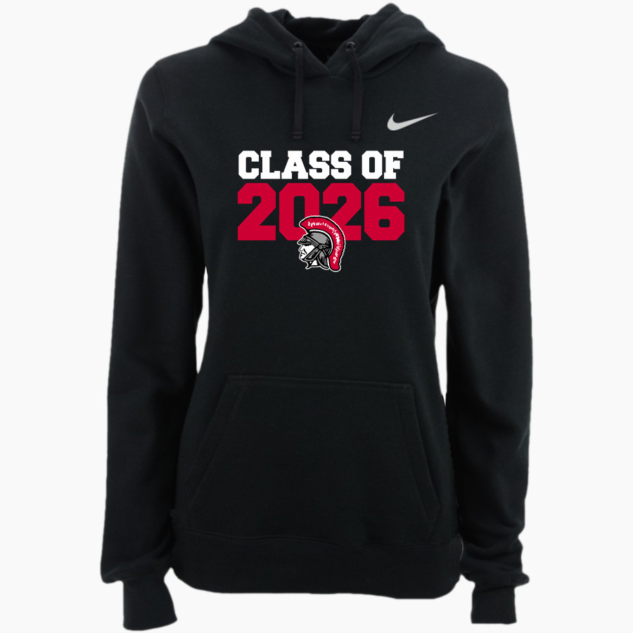CENTERBURG HIGH SCHOOL TROJANS <span class="pdp-name-mascot">CENTERBURG TROJANS</span> Nike Women's Club Pullover Fleece Hoodie