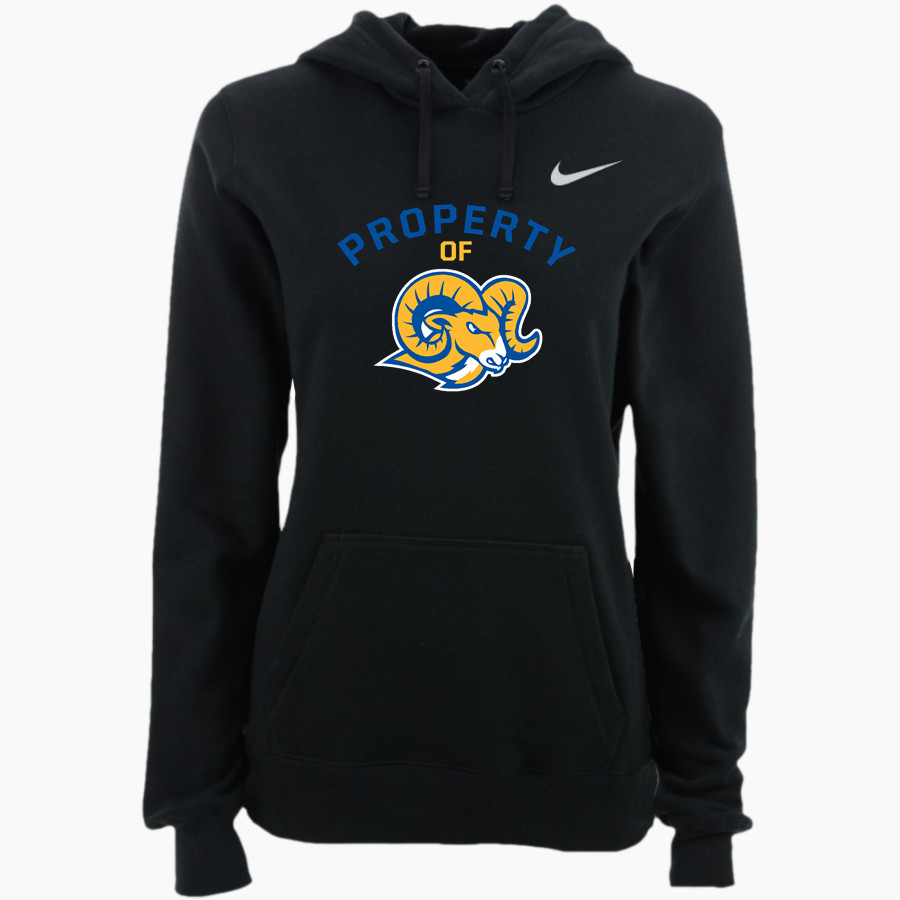 Rockdale Rams <span class="pdp-name-mascot">Rockdale School District 84 Rams</span> Nike Women's Club Pullover Fleece Hoodie