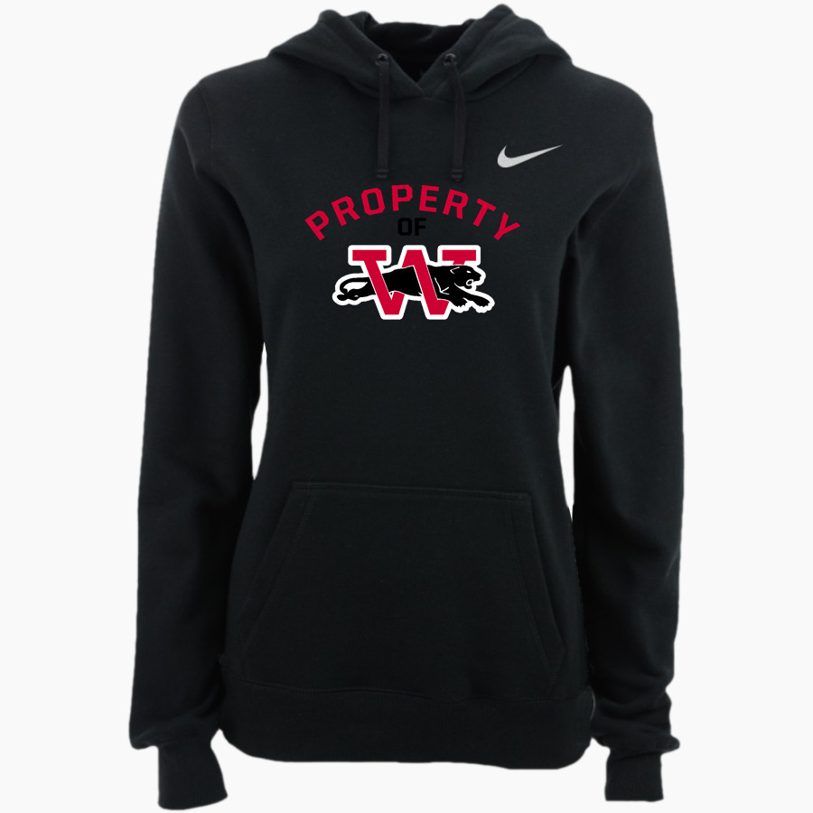 WILMOT UNION HIGH SCHOOL PANTHERS <span class="pdp-name-mascot">WILMOT PANTHERS</span> Nike Women's Club Pullover Fleece Hoodie