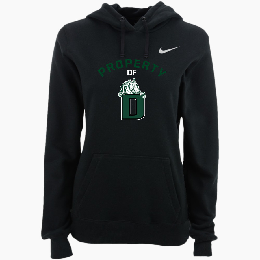 Delphian Dragons Nike Women's Club Pullover Fleece Hoodie