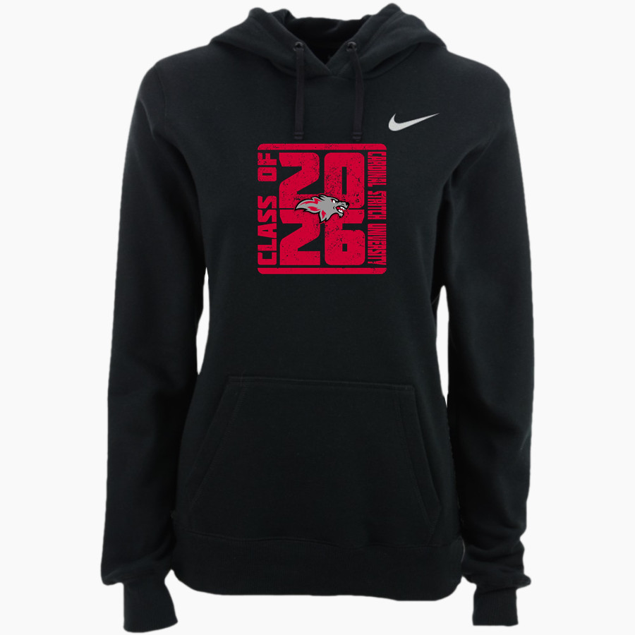 Cardinal Stritch Wolves <span class="pdp-name-mascot">Cardinal Stritch Wolves</span> Nike Women's Club Pullover Fleece Hoodie