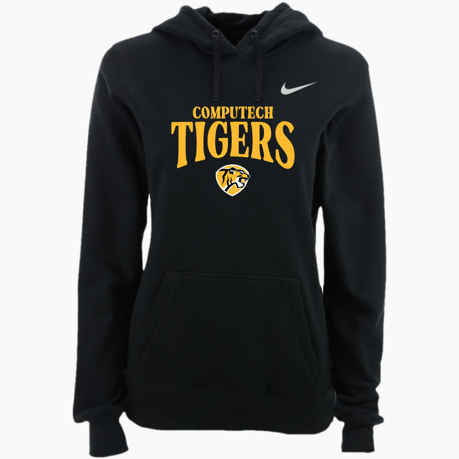 Computech Tigers <span class="pdp-name-mascot">Computech Middle School Tigers</span> Nike Women's Club Pullover Fleece Hoodie