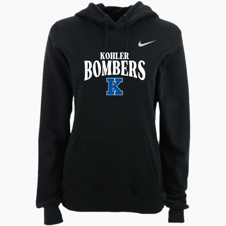 Kohler Bombers Nike Women's Club Pullover Fleece Hoodie