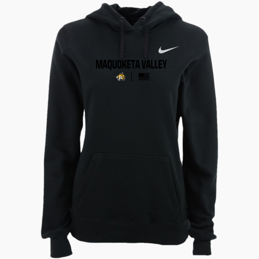 MAQUOKETA VALLEY HIGH SCHOOL WILDCATS <span class="pdp-name-mascot">MAQUOKETA VALLEY WILDCATS</span> Nike Women's Club Pullover Fleece Hoodie