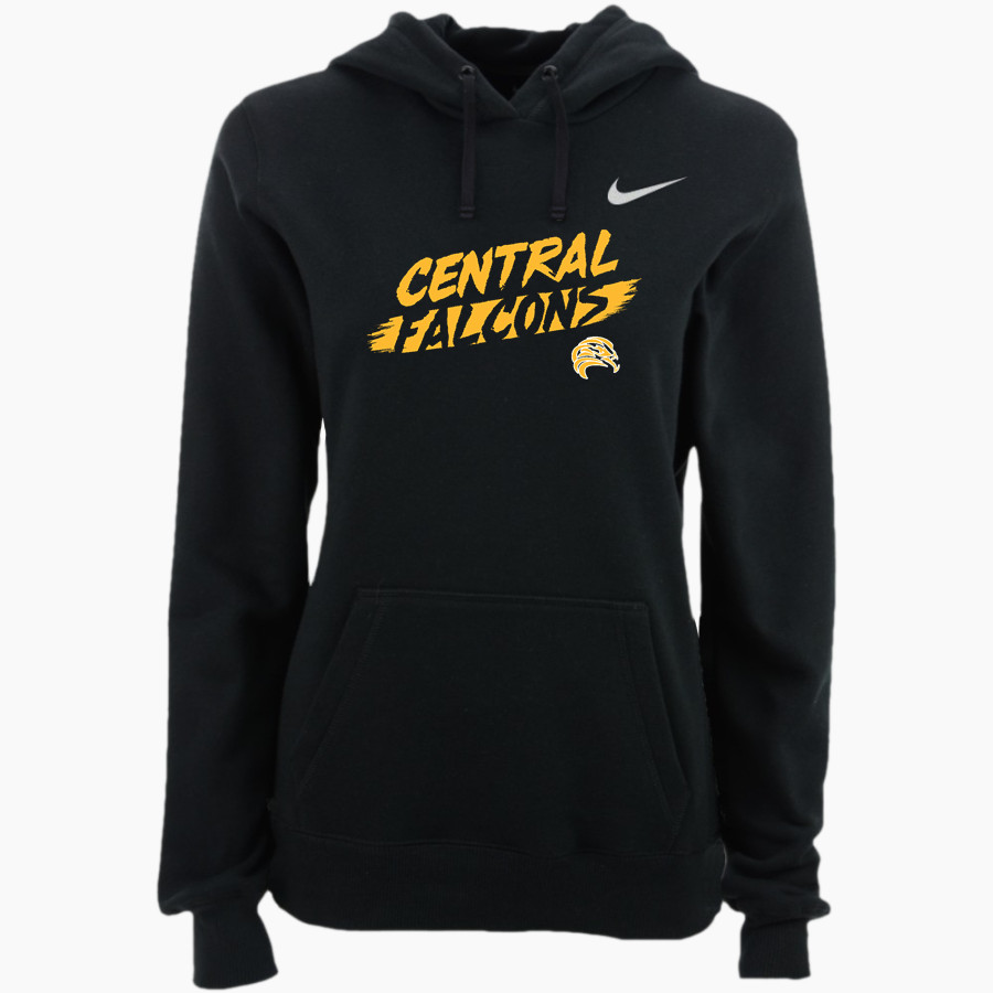 CENTRAL TECH SCHOOL FALCONS <span class="pdp-name-mascot">CENTRAL FALCONS</span> Nike Women's Club Pullover Fleece Hoodie