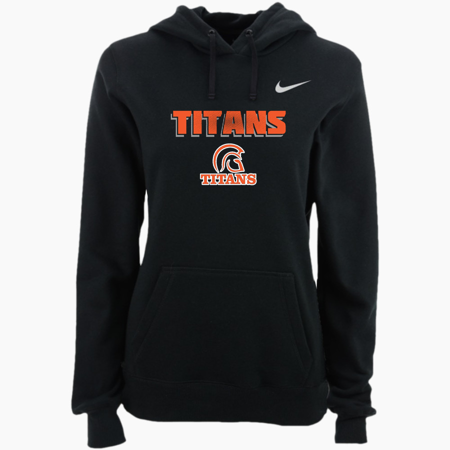 UNIVERSITY HIGH SCHOOL TITANS Nike Women's Club Pullover Fleece Hoodie