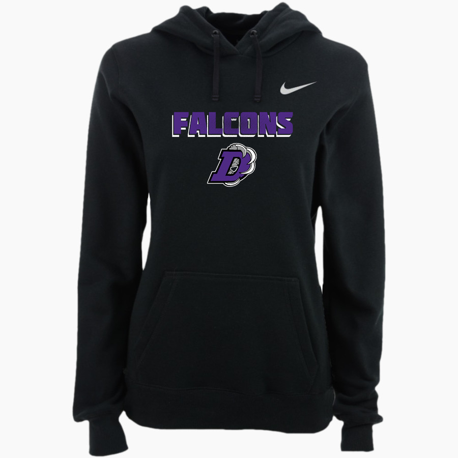 DARLINGTON HIGH SCHOOL FALCONS Nike Women's Club Pullover Fleece Hoodie