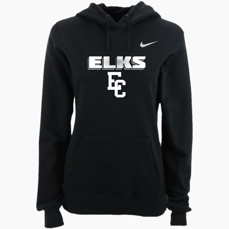 Elk City Elks <span class="pdp-name-mascot">Elk City Elks</span> Nike Women's Club Pullover Fleece Hoodie
