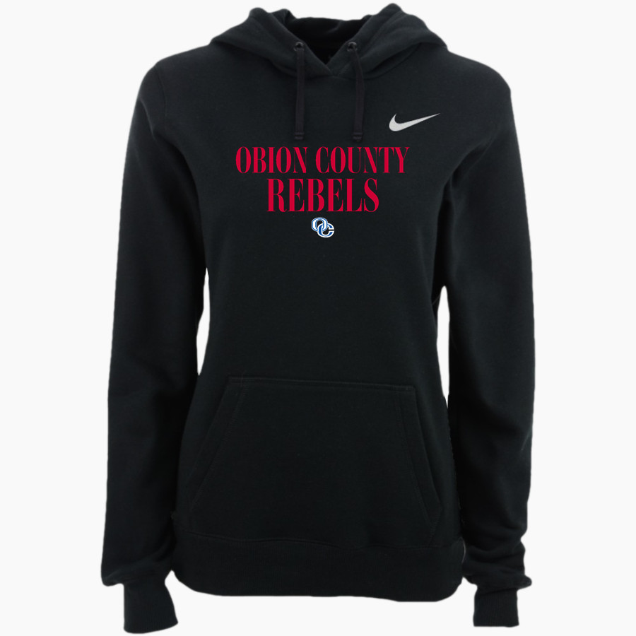 OBION COUNTY CENTRAL HIGH SCHOOL REBELS <span class="pdp-name-mascot">OBION COUNTY REBELS</span> Nike Women's Club Pullover Fleece Hoodie