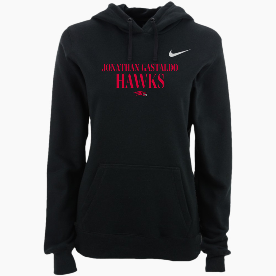 Jonathan Gastaldo Hawks <span class="pdp-name-mascot">Jonathan Gastaldo Hawks</span> Nike Women's Club Pullover Fleece Hoodie