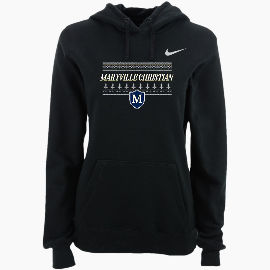 Maryville Christian Nike Women's Club Pullover Fleece Hoodie